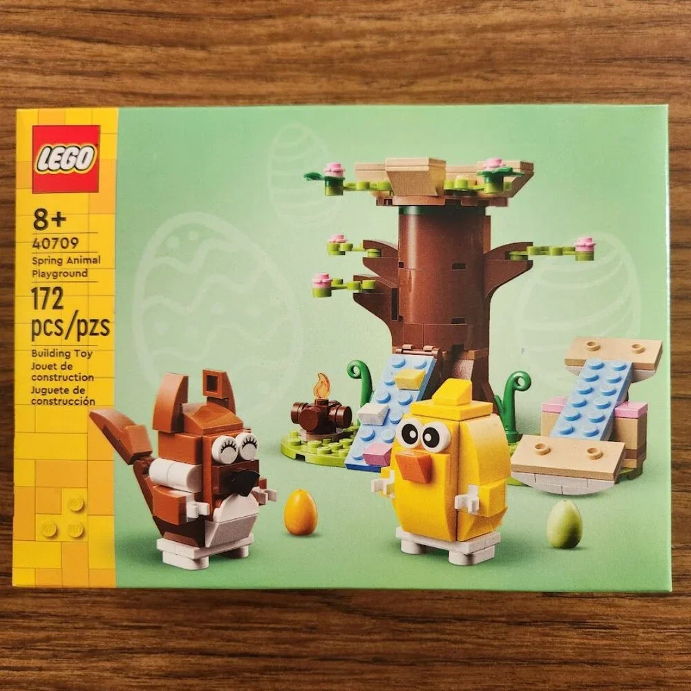 New LEGO Spring Animal Playground Building Toy Set Squirrel Chick Bird Figure 40
